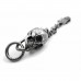 Silver Skull key Chain  TBE84